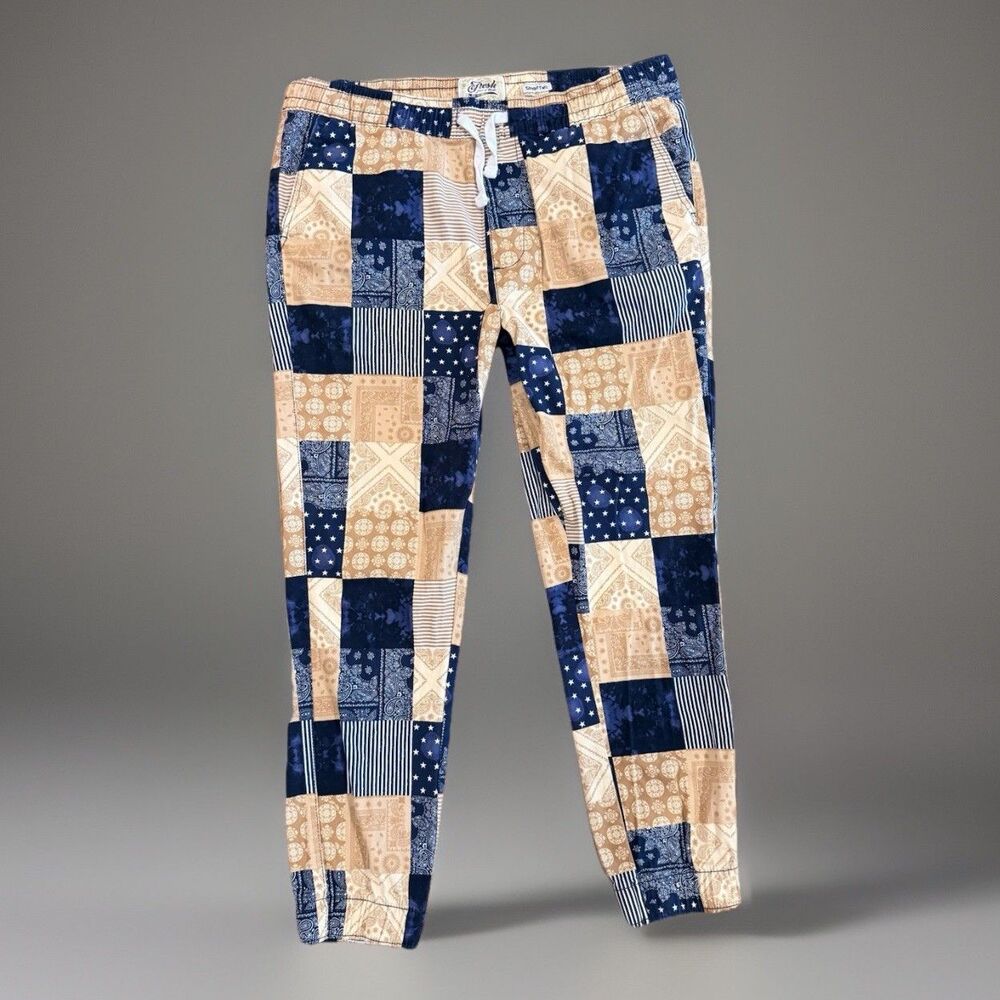 Fresh Prints Of Bel Air Unisex Patchwork Heavyweight Joggers Size XL EUC